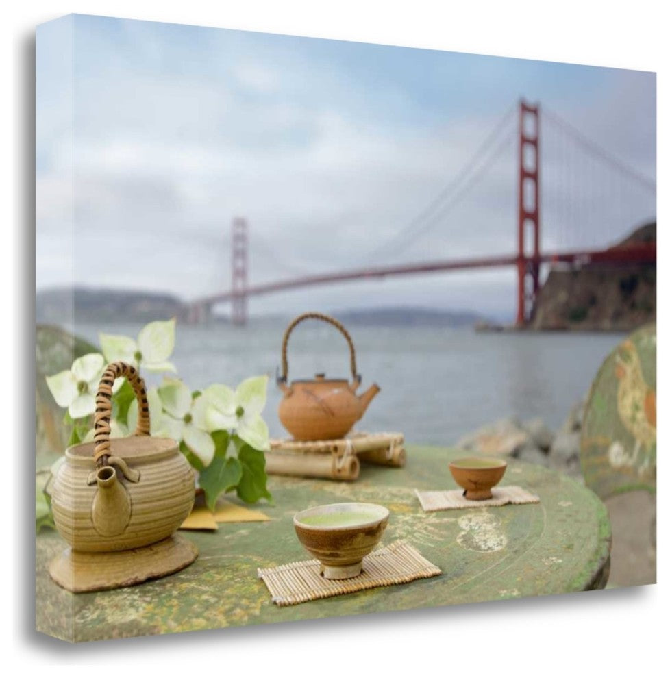 "Dream Cafe Golden Gate Bridge - 66" By Alan Blaustein, Gallery Wrap Canvas