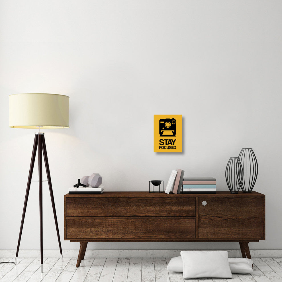 "Stay Focused Polaroid Camera Poster 2" Fine Art Print