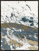 24x32 Winding Road III, Framed Artwork, Espresso