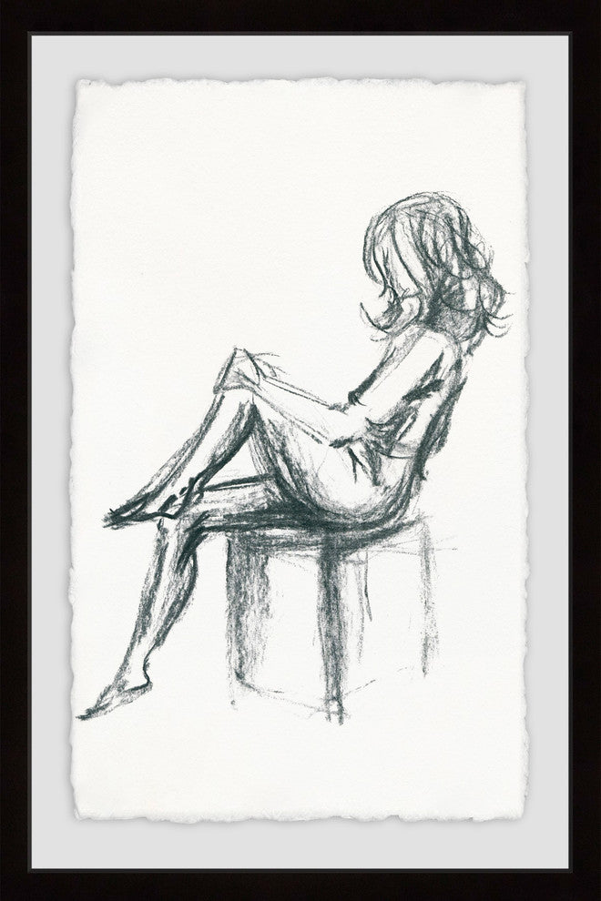 "Getting Ready II" Framed Painting Print, 16"x24"