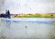 Frederick Childe Hassam Chatou near Bougival, 18"x27" Wall Decal