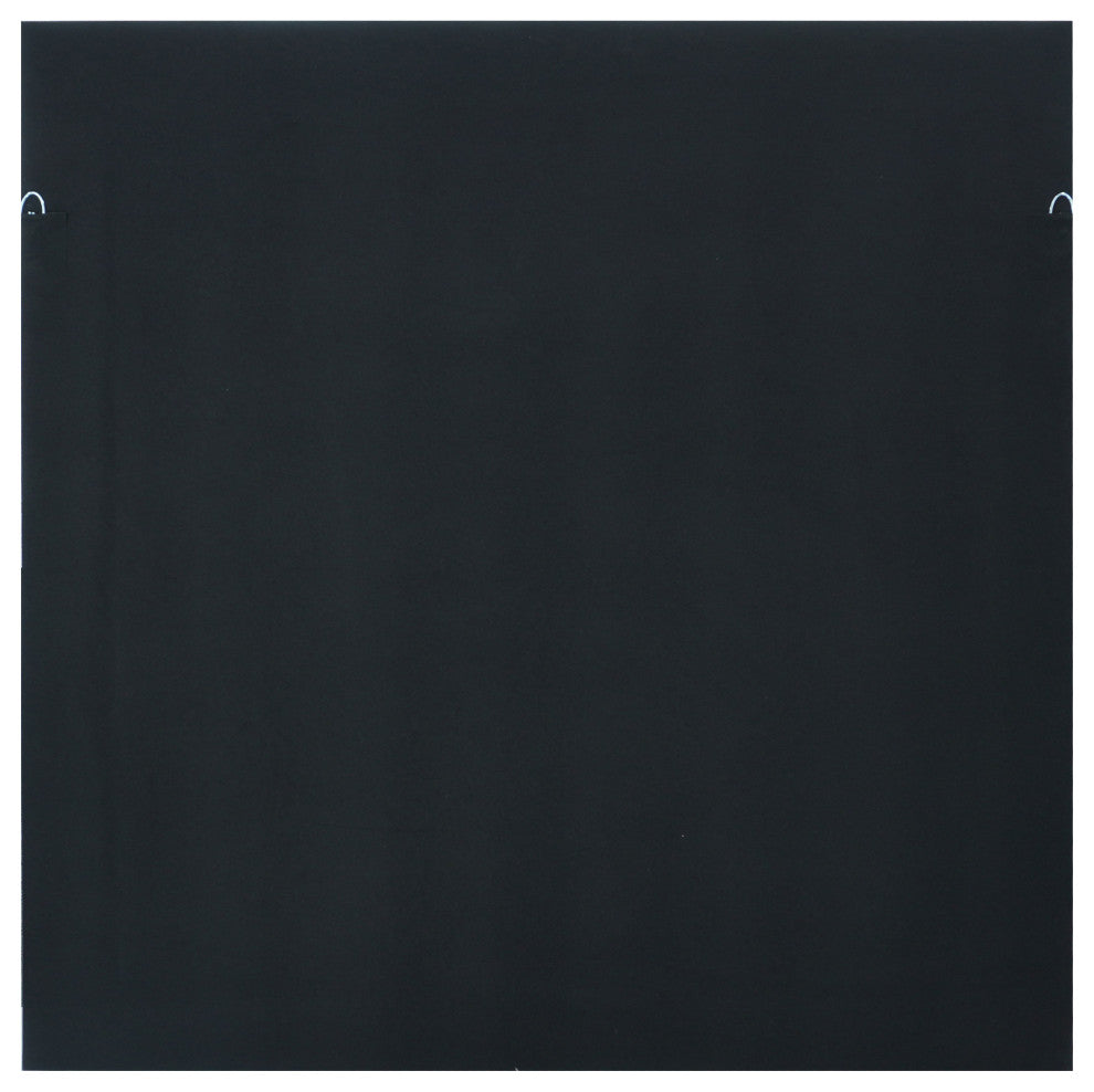 Abstract Silver Medallion Shadow Box Wall DÃ©cor