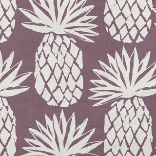 18x18" Pineapple Pattern Nautical Decorative Indoor Pillow, Dusty Purple
