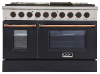 KUCHT Professional 48" 6.7 cu. ft. Range Cust, Black Gold, Natural Gas