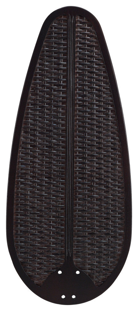 myFanimation Woven Wicker 60" Blade set of 5 - Dark Walnut