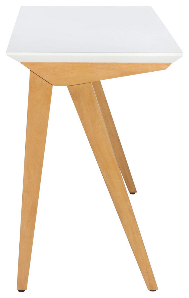 Safavieh Reid Desk, Oak/White