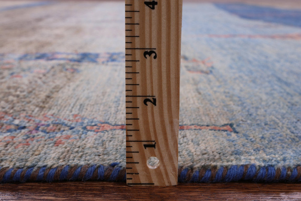 8' 1" X 10' 0" Tribal Persian Gabbeh Handmade Wool Rug Q9718