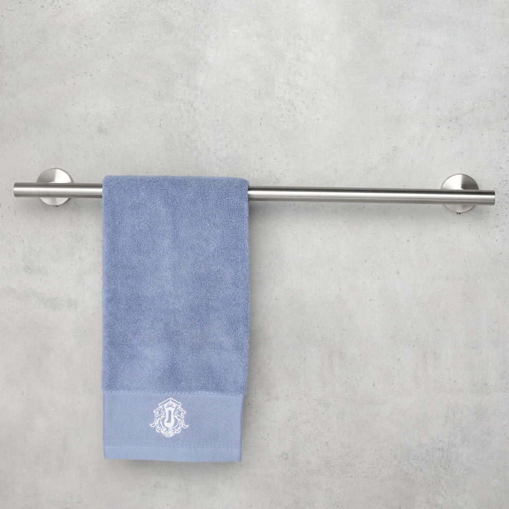 Elizabeth 24 in. Wall Mounted Towel Bar in Satin Nickel