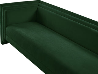 Everett Upholstered Sofa, Green, Chenille Fabric