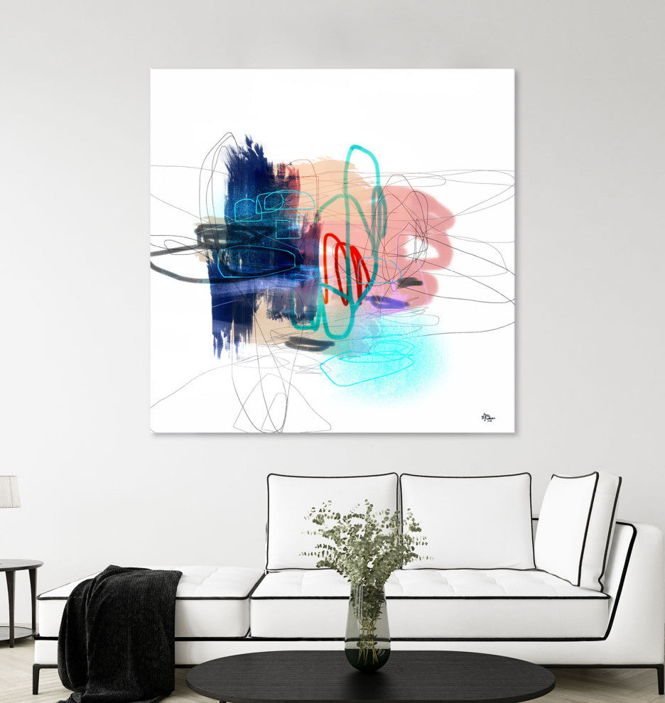 Loving Life III - 84 x 84 by Lisa Ridgers