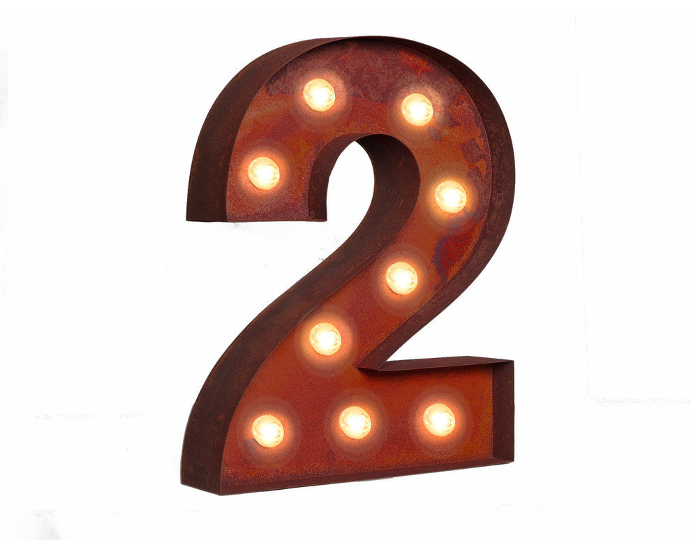 Vintage Retro Lights and Signs Number "2"