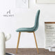 Set of 4 Dining Chairs Mid Century Velvet Chair Modern Style Chairs