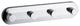 Studio Quadruple Hook Polished Chrome
