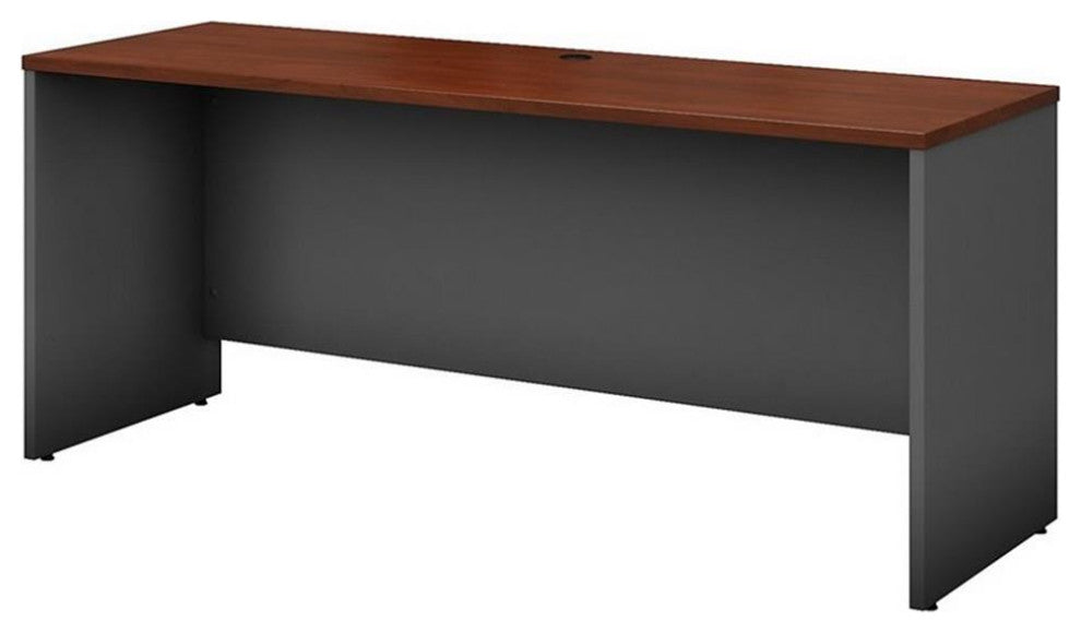 Series C 72W x 24D Credenza Desk in Hansen Cherry - Engineered Wood