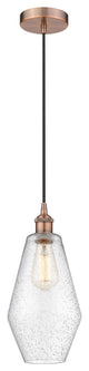 Innovations 616-1P-AC-G654-7 1-Light Mini Pendant, Antique Copper