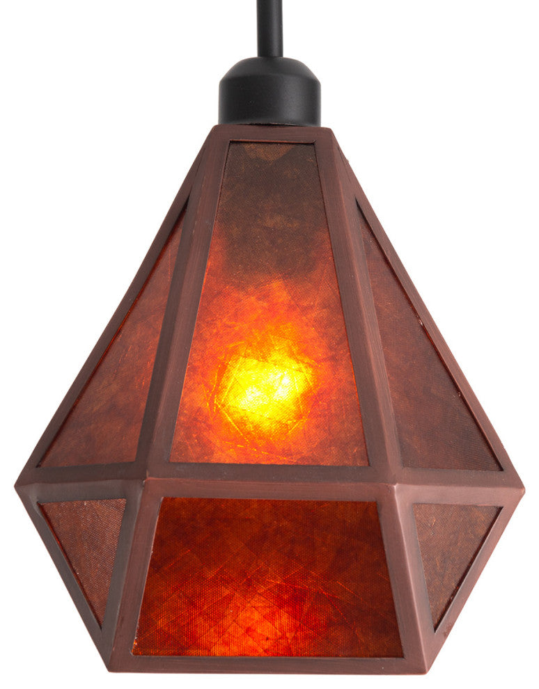 Artifact Natural Mica 3 Light Arc Floor Lamp 86", Expresso Bronze, Dimmer Switch