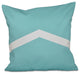 Geometric Decorative Pillow, Ocean Jade, 18"x18"
