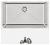 STYLISH Valencia Dual-Mount 31" Stainless Steel Single-Bowl Kitchen Sink
