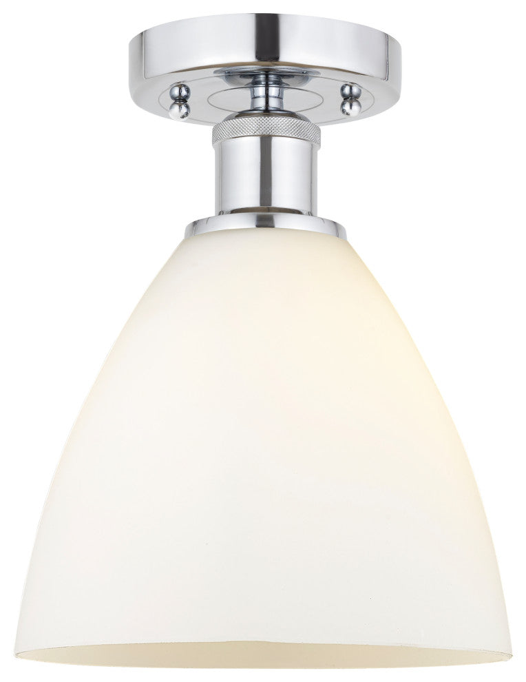Innovations 616-1F-PC-GBD-751 1 Light Semi-Flush Mount, Polished Chrome