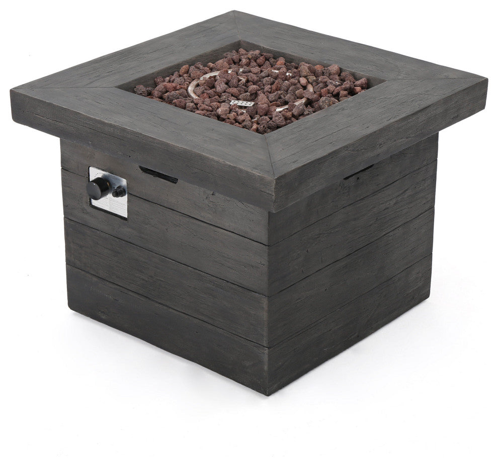 GDF Studio Vermont Outdoor Square Fire Pit