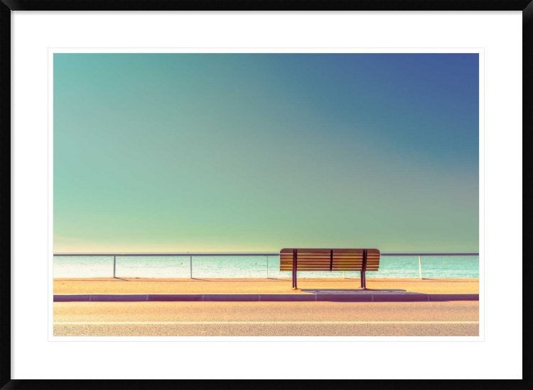 "The Bench" Framed Digital Print by Arnaud Bratkovic, 38"x28"