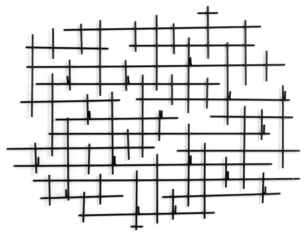 Crossin Coat Rack-Iron Matte Black