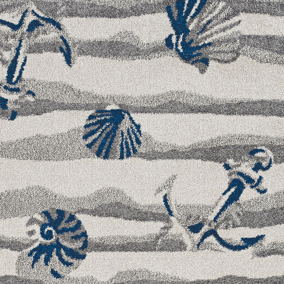 KAS Lucia 2775 Ivory Seashore Area Rug, 7'7"x10'10"