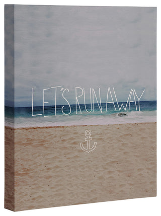 Deny Designs Leah Flores Lets Run Away III Art Canvas