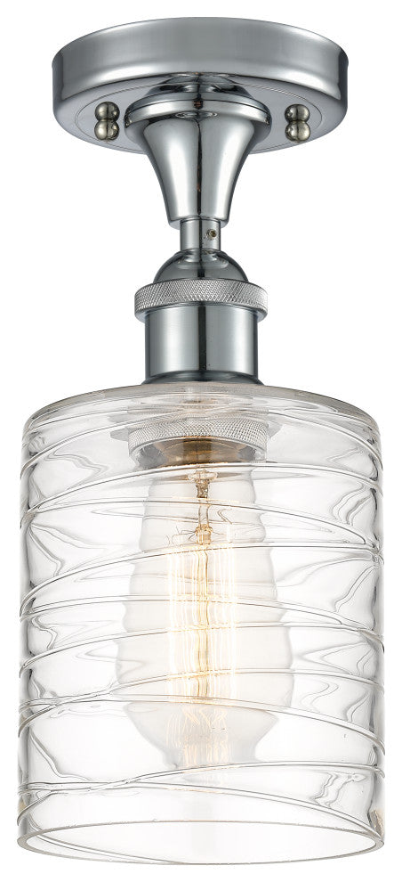 Innovations 516-1C-PC-G1113-LED 1-Light Semi-Flush Mount, Polished Chrome