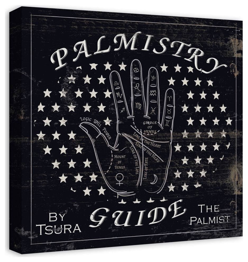 Palm Reading Guide 3 20"x20" Canvas Wall Art