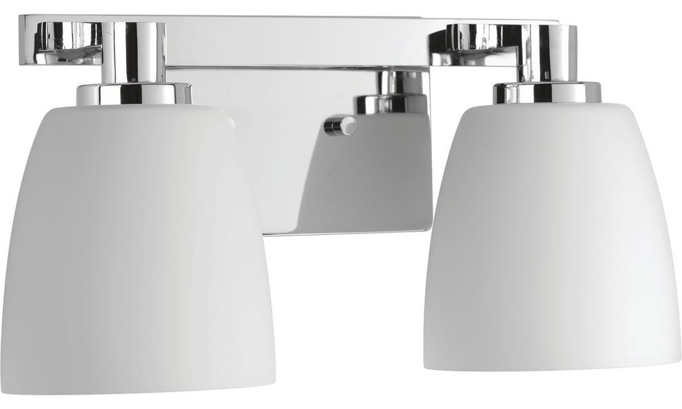 Fleet 2-Light Bath Light, Polished Chrome