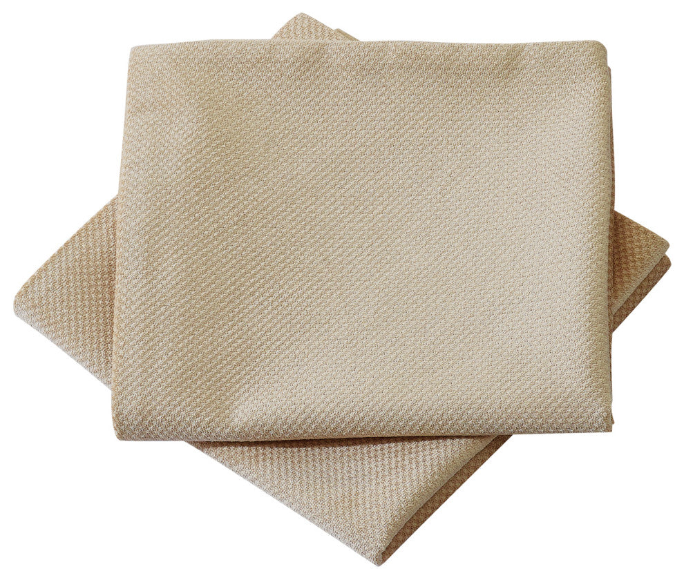 Milliken Plush Pillow Shell 2 Piece Set, Oatmeal, 20" X 20"