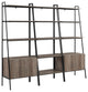 3-Piece Bookcase Set - Grey Wash