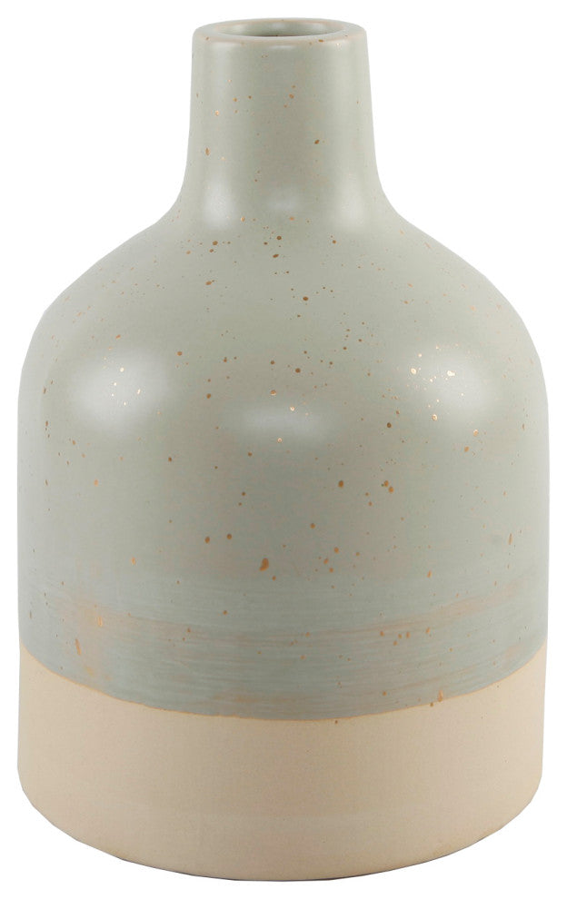11" Two-Tone Speckle Ceramic, Sage