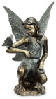 Grace Garden Sculpture - Fairy And Butterfly