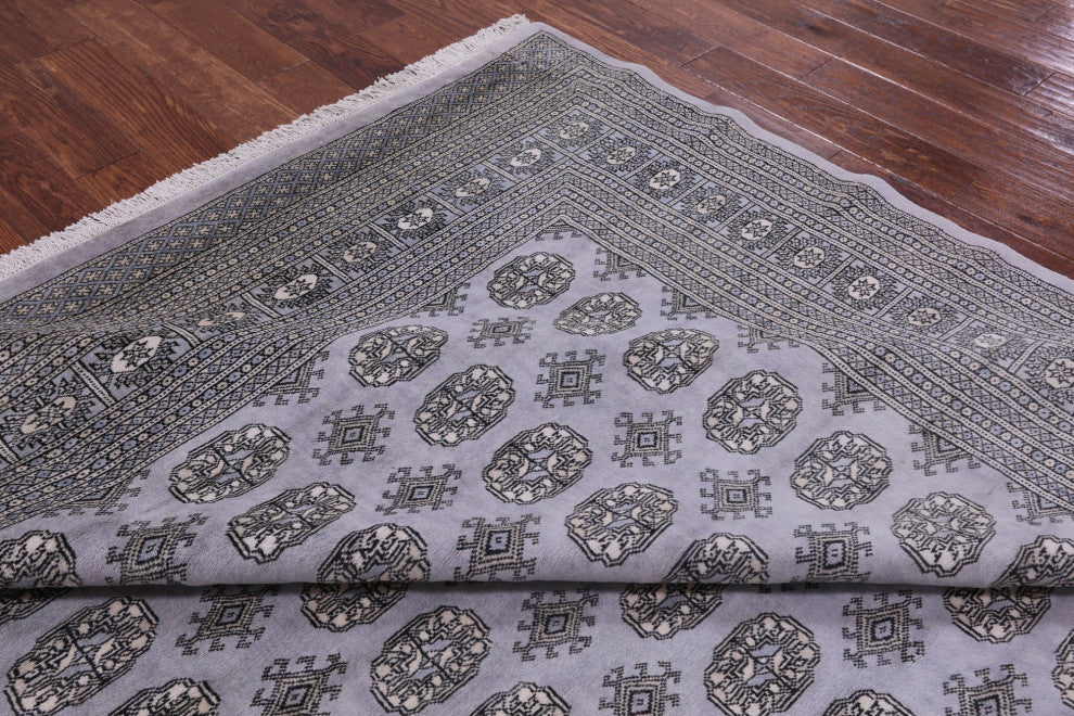 Handmade Silky Bokhara Wool Rug 8' 2" X 10' 4" - Q13757