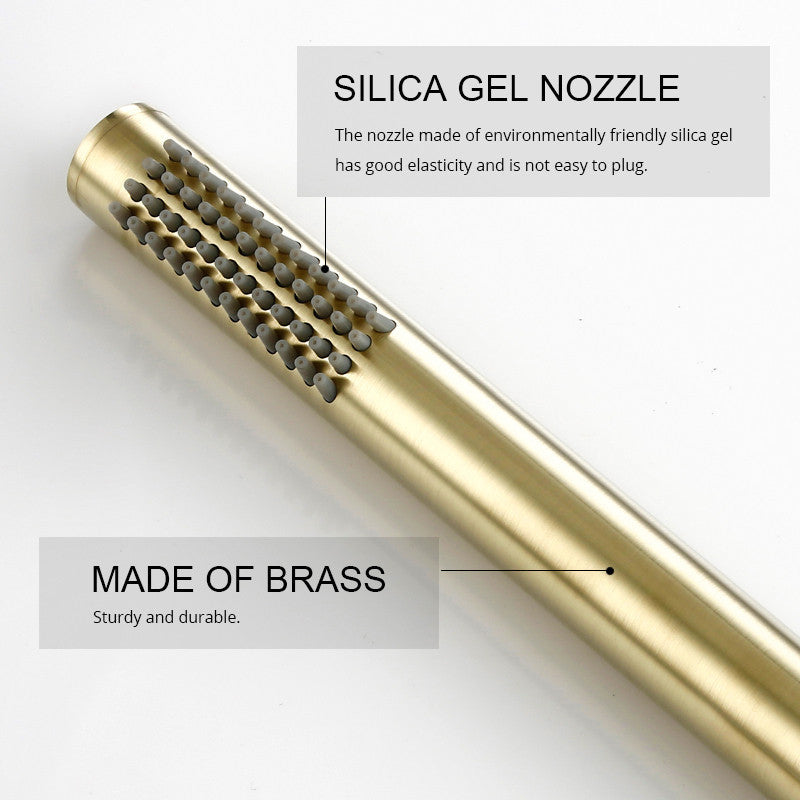 Wasser Solid Brass Complete Shower System, 12" Rain Shower Head