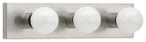 Generation Lighting Lighting 3-Light Center Stage-Light, Brushed Stainless