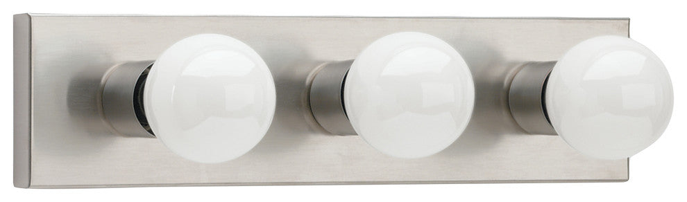 Generation Lighting Lighting 3-Light Center Stage-Light, Brushed Stainless