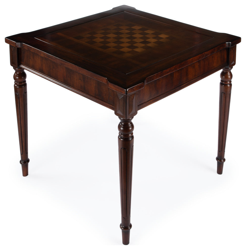 Vincent Multi-Game Card Table, Dark Brown