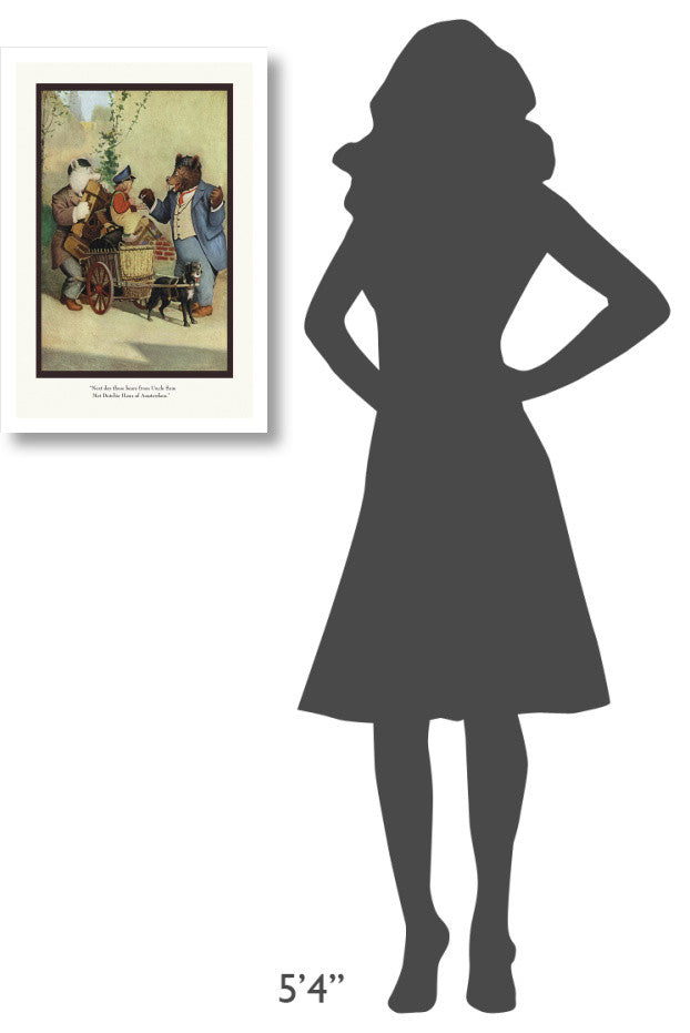 "Teddy Roosevelt's Bears: Dutchie Hans" Paper Print by R.K. Culver, 18"x26"