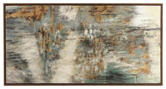 Uttermost 31414 Behind The Falls - 69.75" Abstract Wall Art
