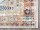 Abani Rugs Azure AZR170A Vintage Orange Ivory Diamond Area Rug