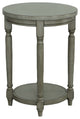 Ella Side Table With USB Port, Ash Gray