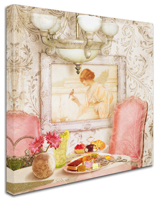 Tina Lavoie 'Hotel Regina Paris Tea Room' Canvas Art, 18" x 18"