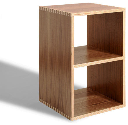 Modular Wood Shelving Cubes Stackable B Boxes By Offi Walnut