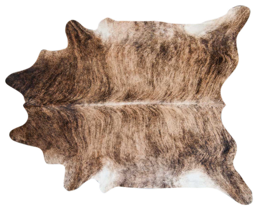 Pergamino Brindle Cowhide Rug, Extra Large