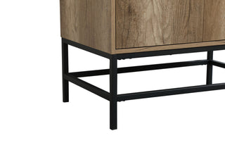 Home Living 19" Modern Natural Oak-Light Bathroom Vanity