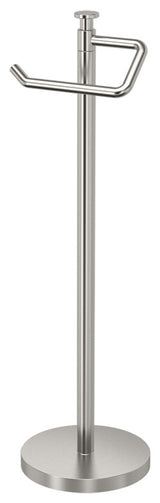Standing Toilet Paper Holder, Satin Nickel