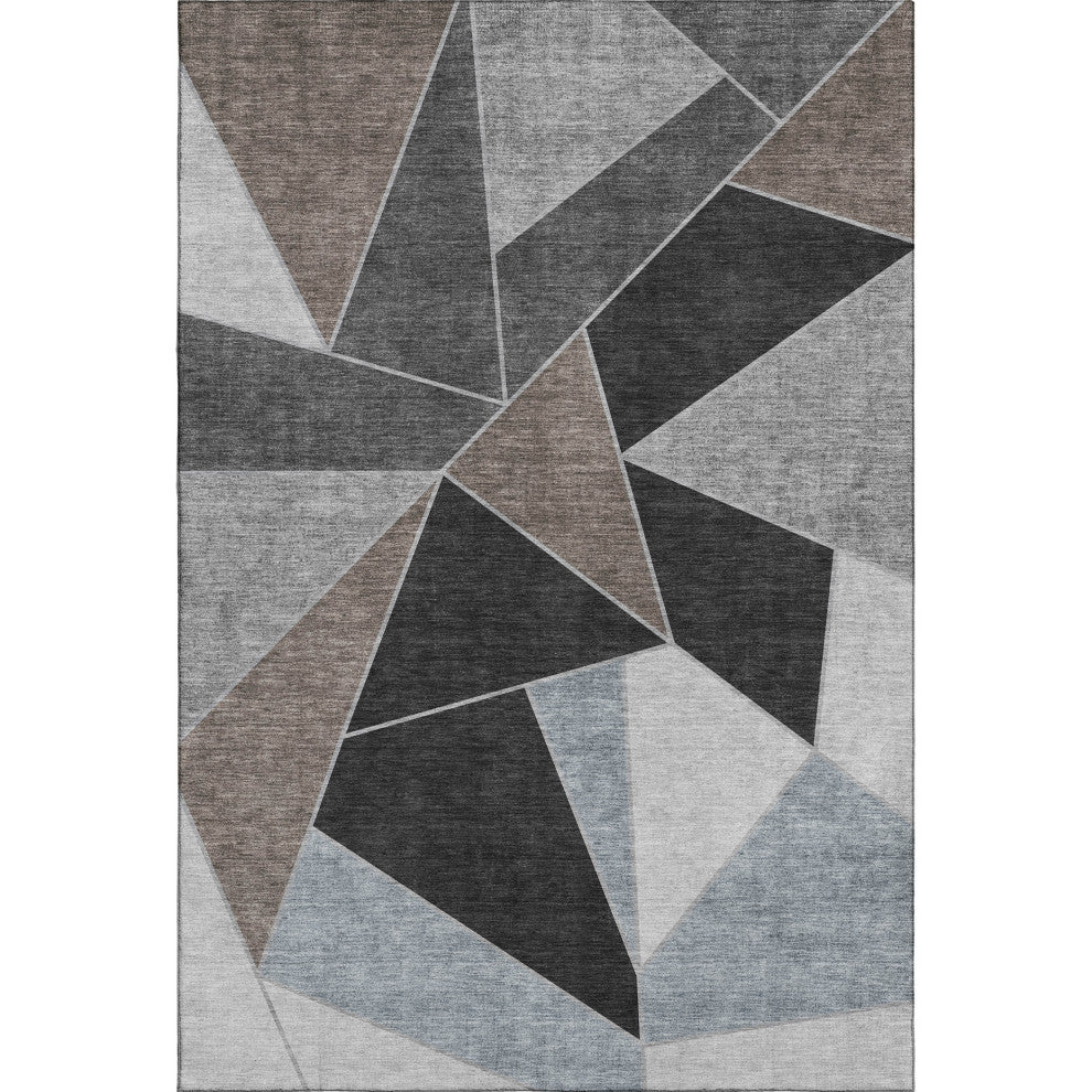 Premium Machine Washable Mayfield AMF636 Chocolate 10' x 14' Rug